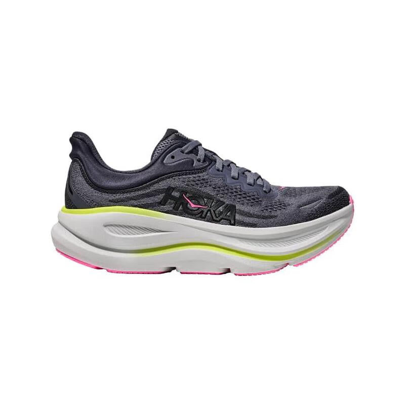 HOKA ONE ONE Bondi 9 Dark gray outdoor men's and women's running shoes training shoes