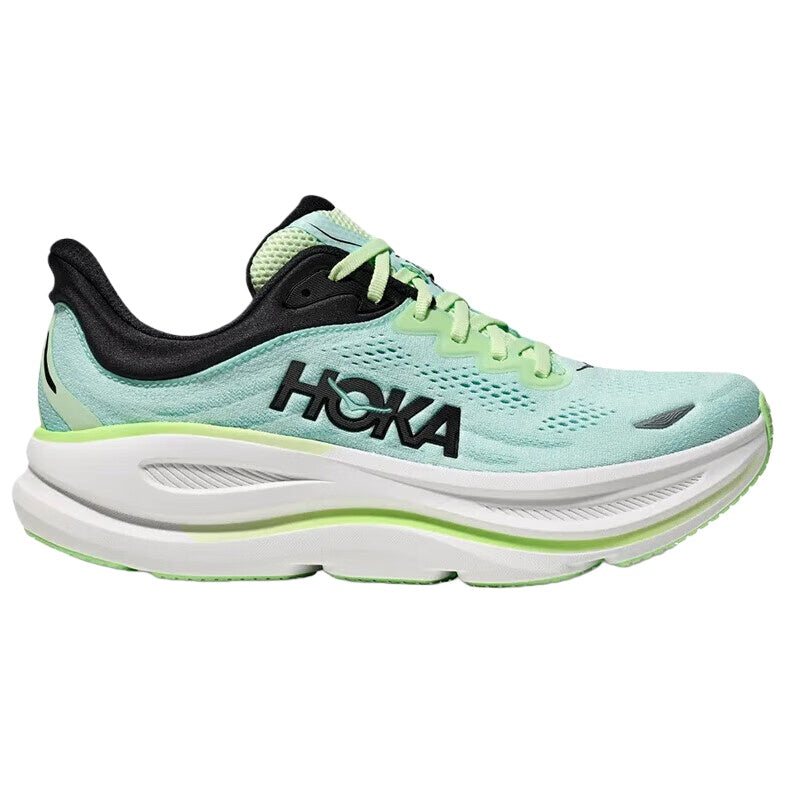 HOKA ONE ONE Bondi 9 Light green all-terrain non-slip men's and women's running shoes training shoes