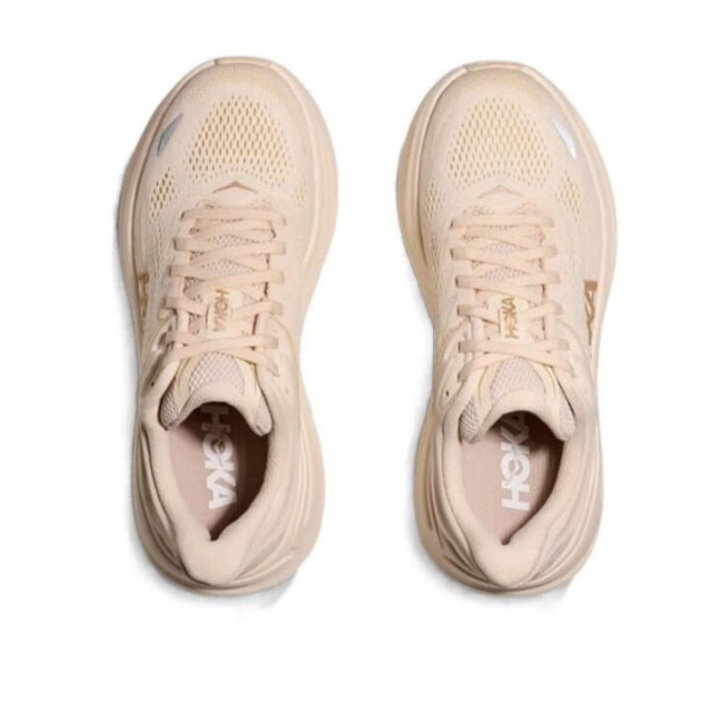 HOKA ONE ONE Bondi 9 Beige outdoor men's and women's running shoes training shoes