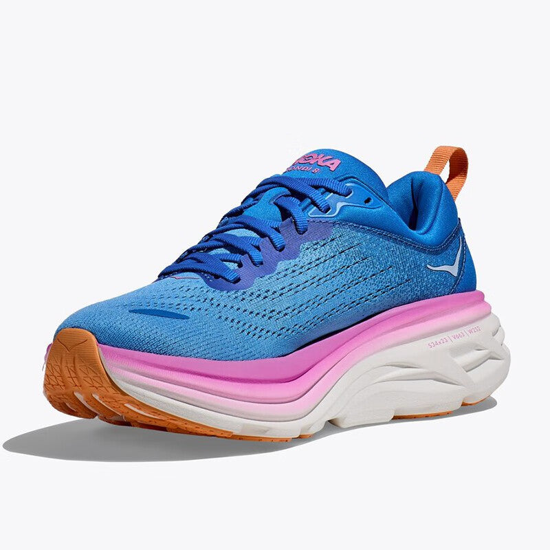 HOKA ONE ONE Bondi 8 Blue outdoor men's and women's running shoes training shoes
