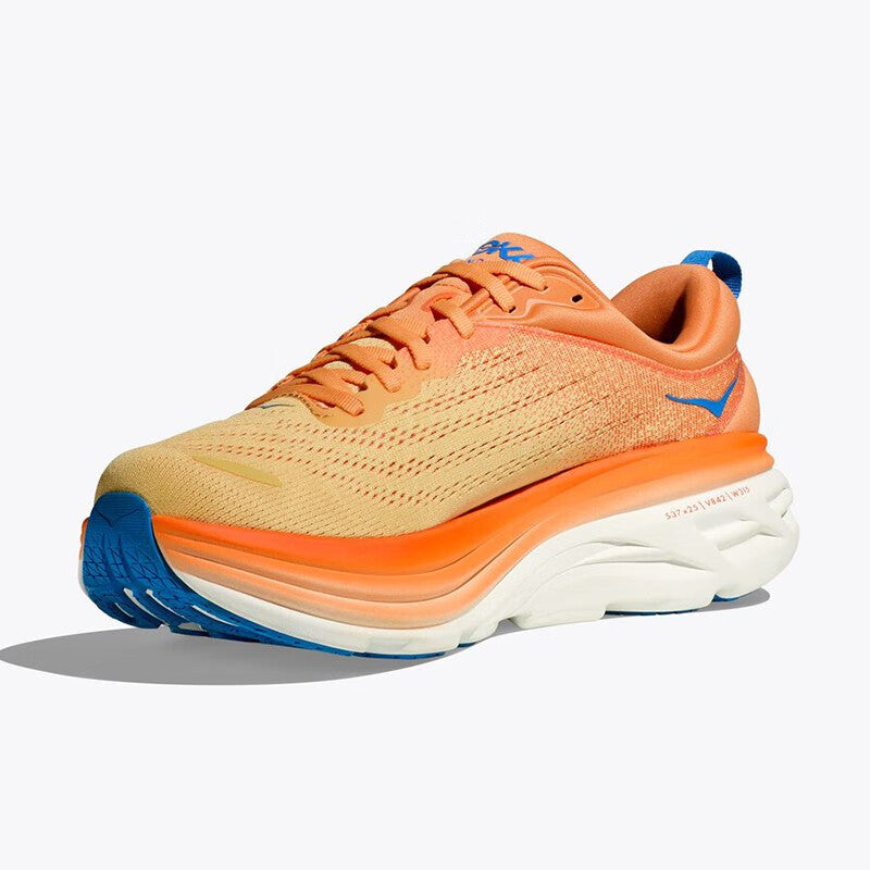 HOKA ONE ONE Bondi 8 Orange all-terrain men's and women's running shoes and training shoes