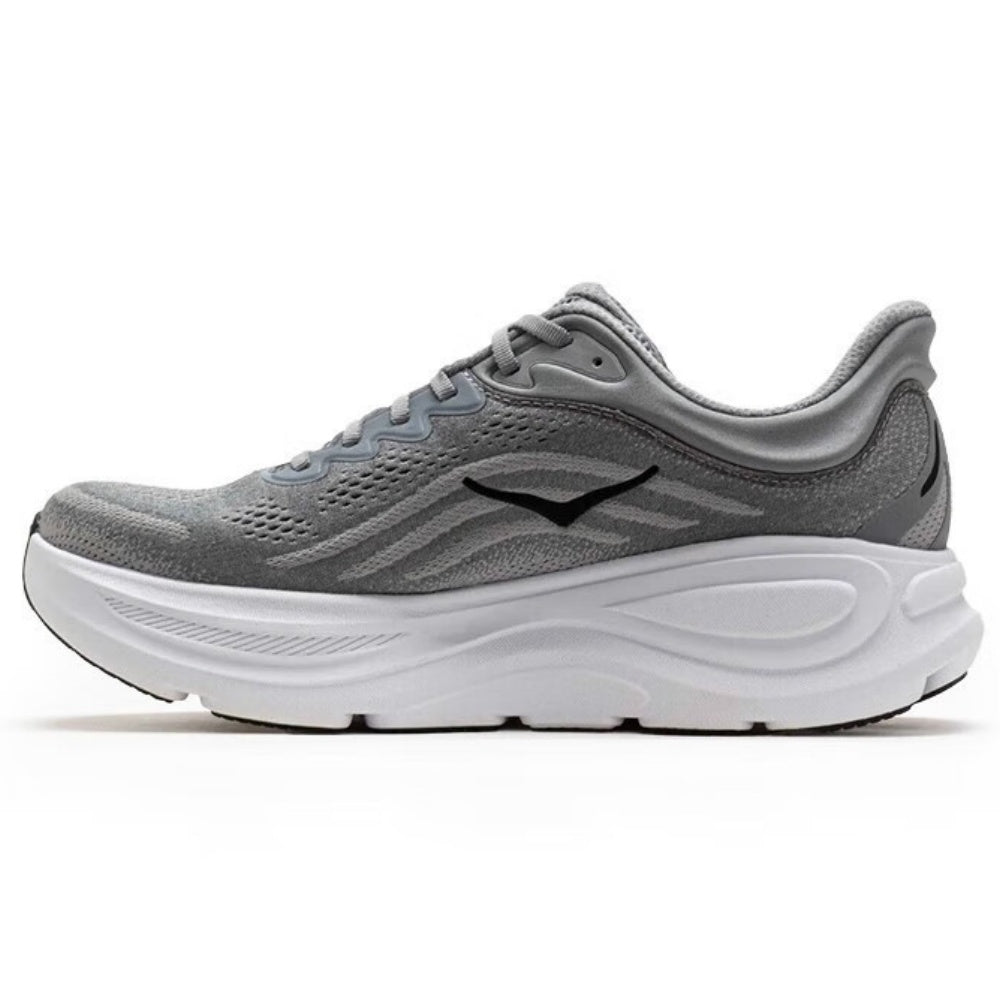 HOKA ONE ONE Bondi 9 Gray comfortable and breathable running shoes training shoes for men and women