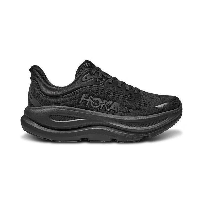 HOKA ONE ONE Bondi 9 Black outdoor non-slip men's and women's running shoes training shoes