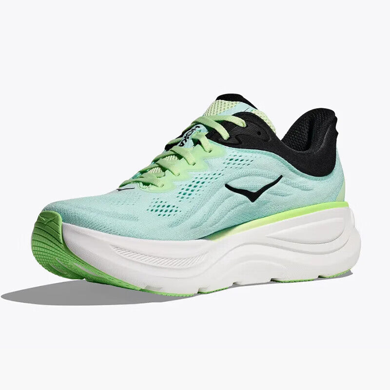 HOKA ONE ONE Bondi 9 Light green all-terrain non-slip men's and women's running shoes training shoes