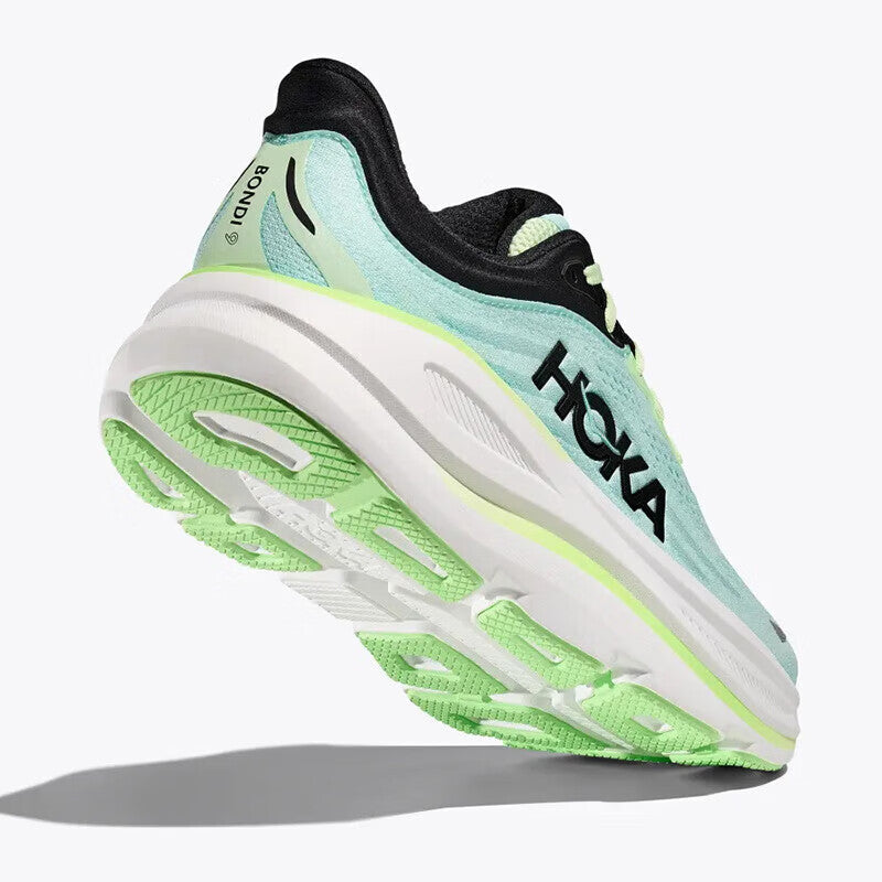 HOKA ONE ONE Bondi 9 Light green all-terrain non-slip men's and women's running shoes training shoes