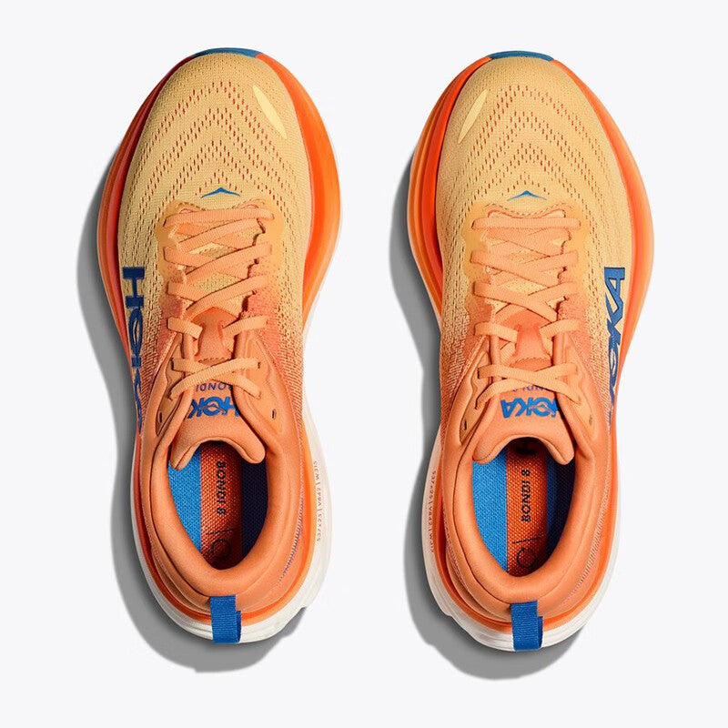 HOKA ONE ONE Bondi 8 Orange all-terrain men's and women's running shoes and training shoes