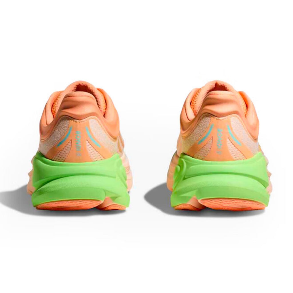 HOKA ONE ONE Bondi 9 Orange-green cushioning men's and women's running shoes training shoes