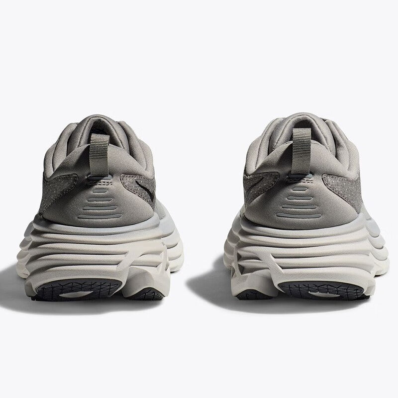 HOKA ONE ONE Bondi 8 Gray non-slip men's and women's running shoes training shoes