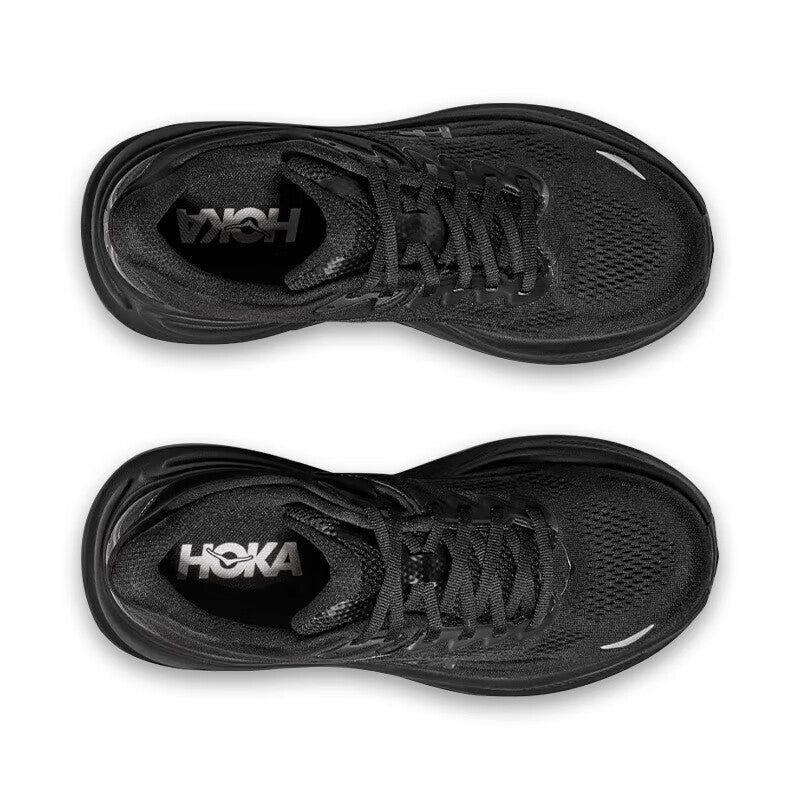 HOKA ONE ONE Bondi 9 Black outdoor non-slip men's and women's running shoes training shoes