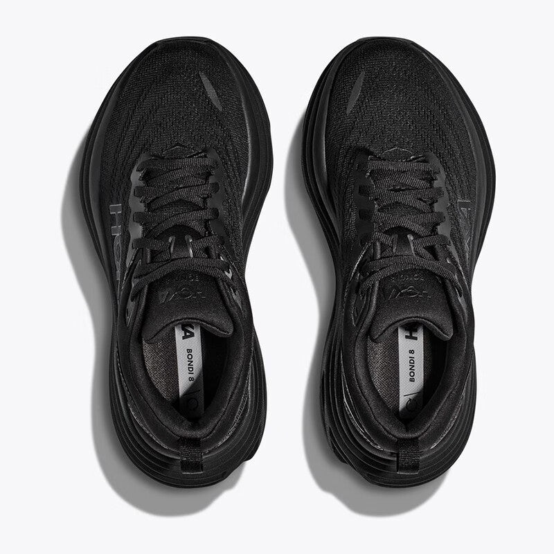 HOKA ONE ONE Bondi 8 Black comfortable and breathable running shoes for men and women training shoes