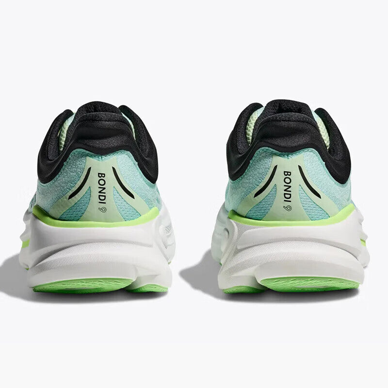 HOKA ONE ONE Bondi 9 Light green all-terrain non-slip men's and women's running shoes training shoes