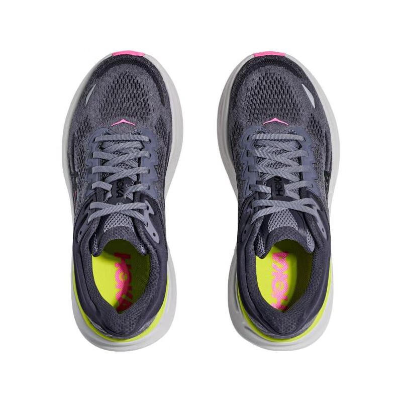 HOKA ONE ONE Bondi 9 Dark gray outdoor men's and women's running shoes training shoes