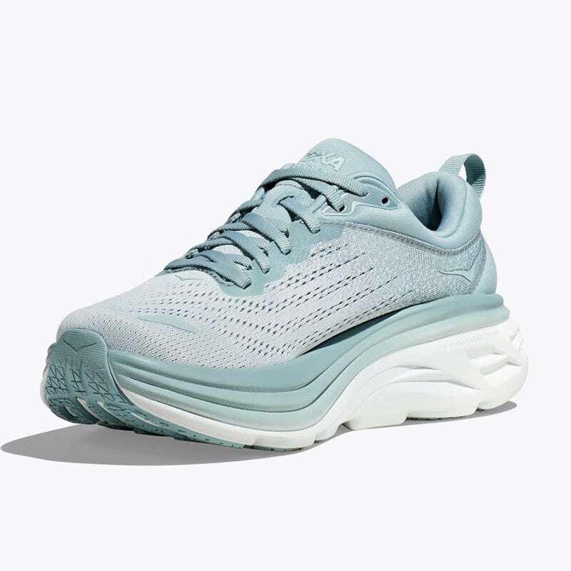 HOKA ONE ONE Bondi 8 Cloud blue all-terrain running shoes for men and women training shoes