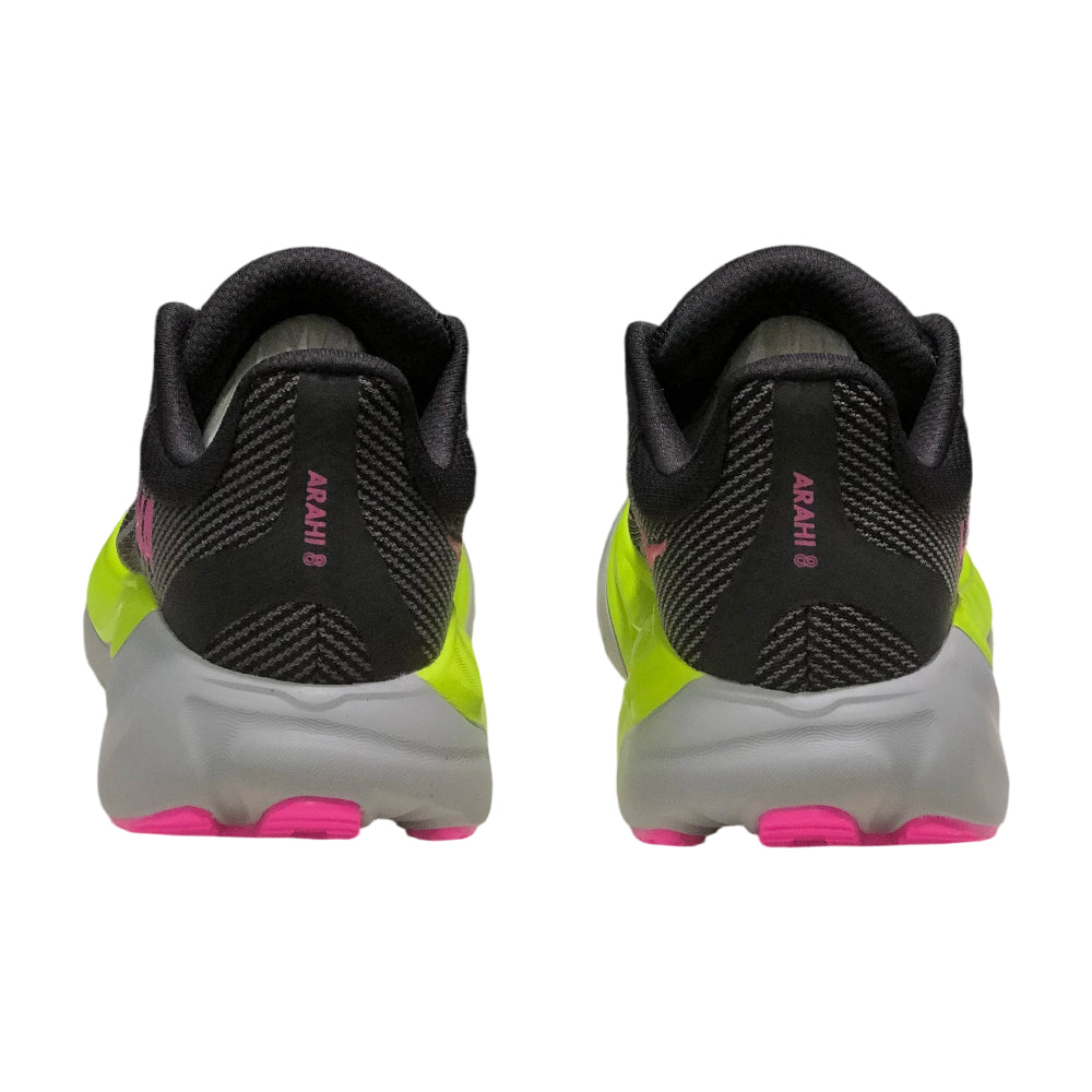 HOKA ONE ONE ARAHI 8 Outdoor Cushioned Men's and Women's Running Shoes Training Shoes - Black-gray