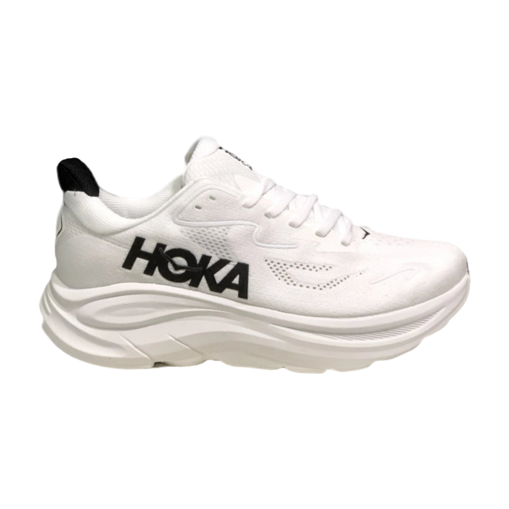 HOKA ONE ONE Clifton 10 White-black All-terrain Cushioned Men's and Women's Running Shoes Training Shoes