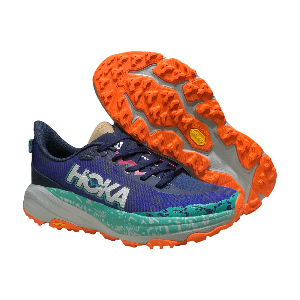 HOKA ONE ONE SPEEDGOAT 6 Outdoor Grip Men's and Women's trail running shoes - Blue