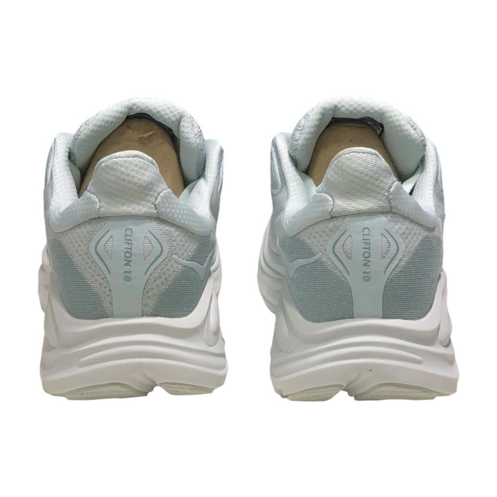 HOKA ONE ONE Clifton 10 Trendy Lightweight Men's and Women's Running Shoes Training Shoes - White-blue