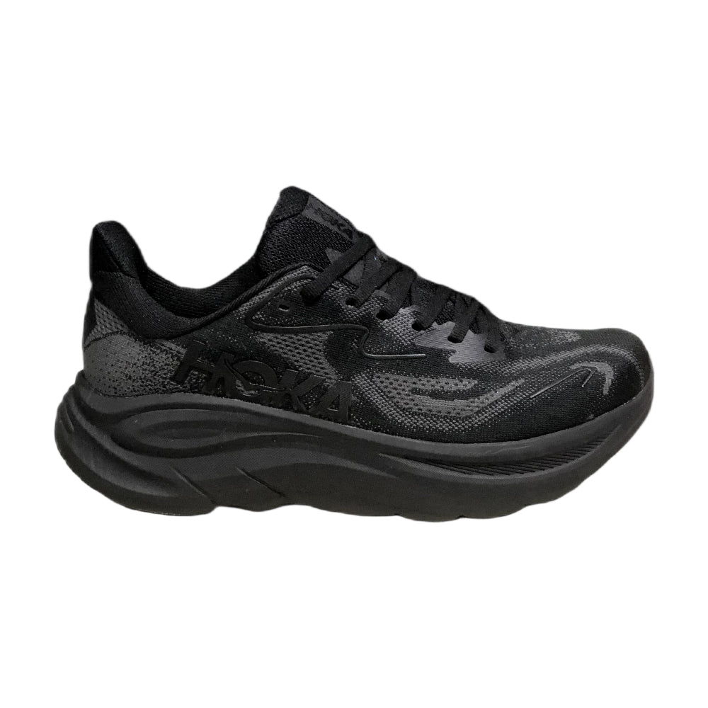 HOKA ONE ONE Clifton 10 Black Men's and Women's Running Shoes Training Shoes Comfortable and breathable Cushioned