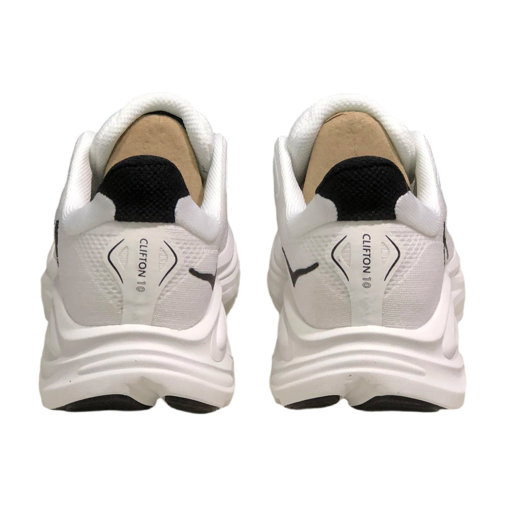 HOKA ONE ONE Clifton 10 White-black All-terrain Cushioned Men's and Women's Running Shoes Training Shoes