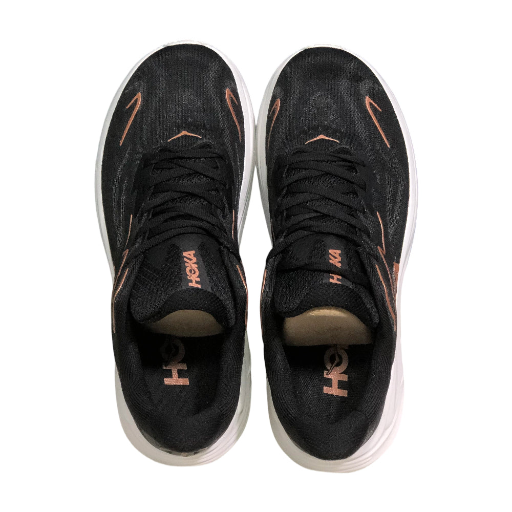 HOKA ONE ONE Clifton 10 Black-brown Men's and Women's Running Shoes Training Shoes Comfortable and breathable Anti-slip