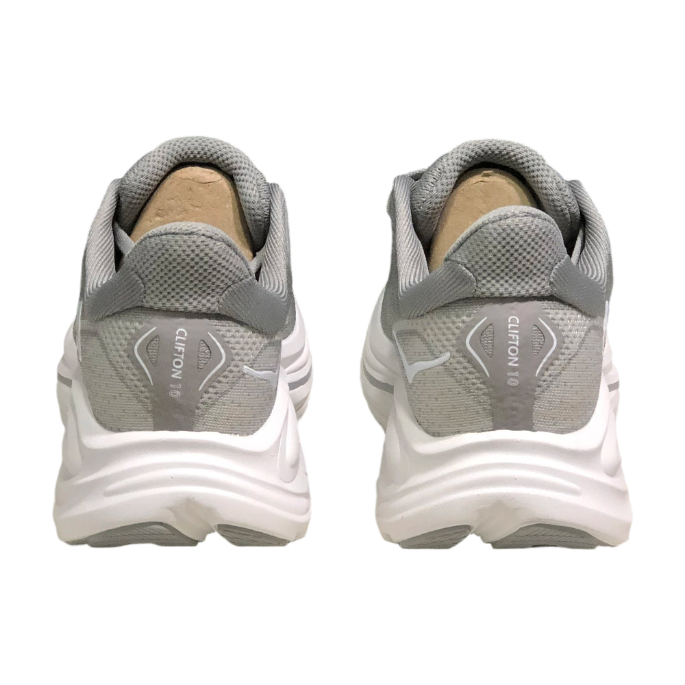 HOKA ONE ONE Clifton 10 Outdoor Cushioned Men's and Women's Running Shoes - Gray