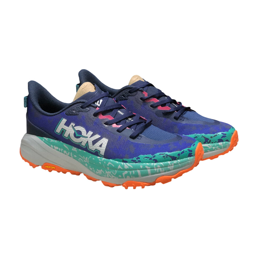 HOKA ONE ONE SPEEDGOAT 6 Outdoor Grip Men's and Women's trail running shoes - Blue