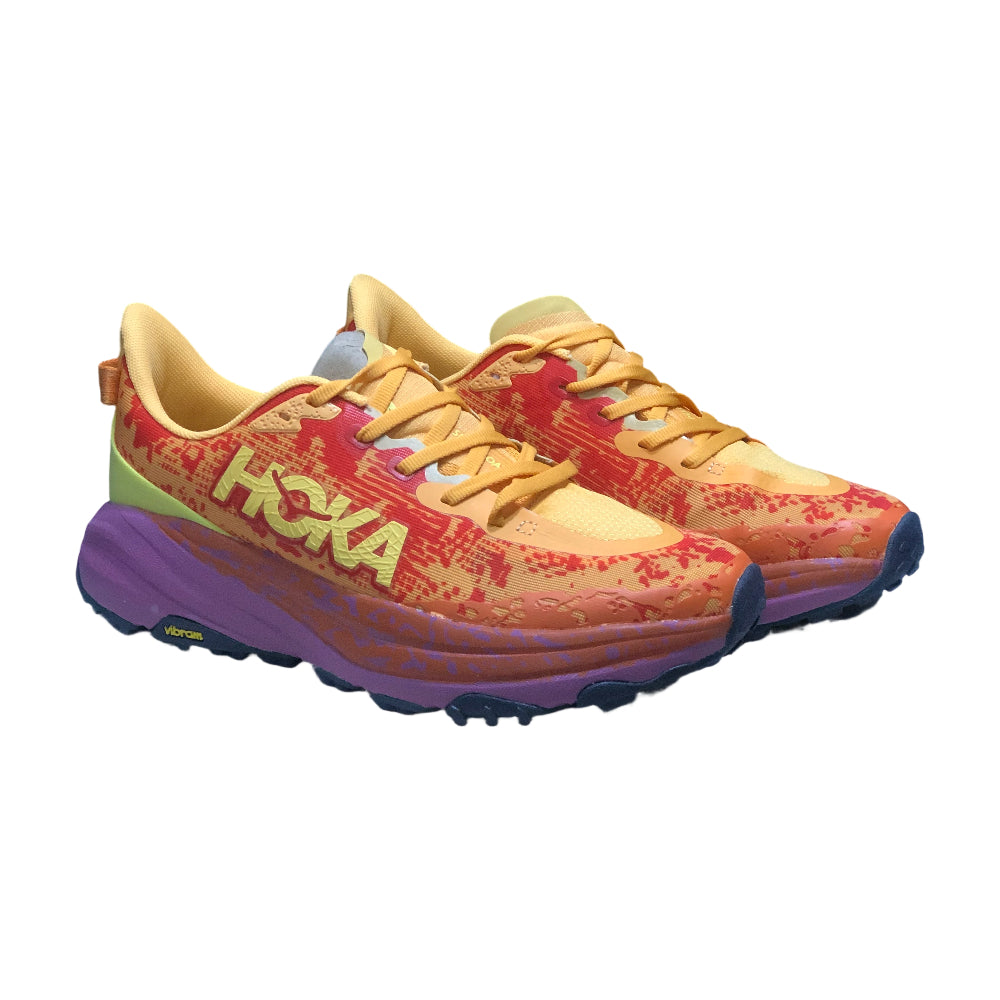 HOKA ONE ONE SPEEDGOAT 6 Grip Durable Men's and Women's trail running shoes - Orange
