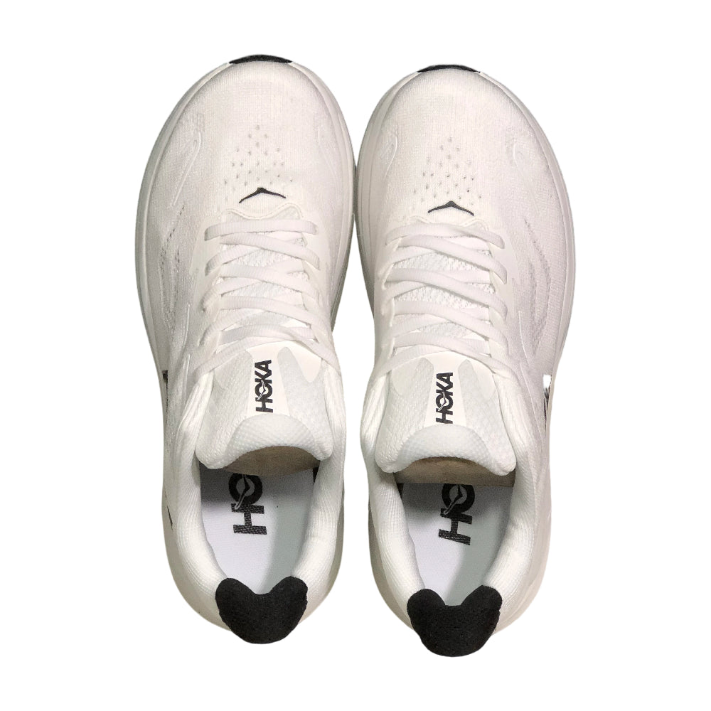 HOKA ONE ONE Clifton 10 White-black All-terrain Cushioned Men's and Women's Running Shoes Training Shoes