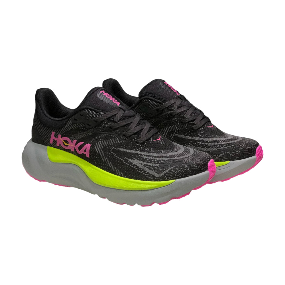 HOKA ONE ONE ARAHI 8 Outdoor Cushioned Men's and Women's Running Shoes Training Shoes - Black-gray