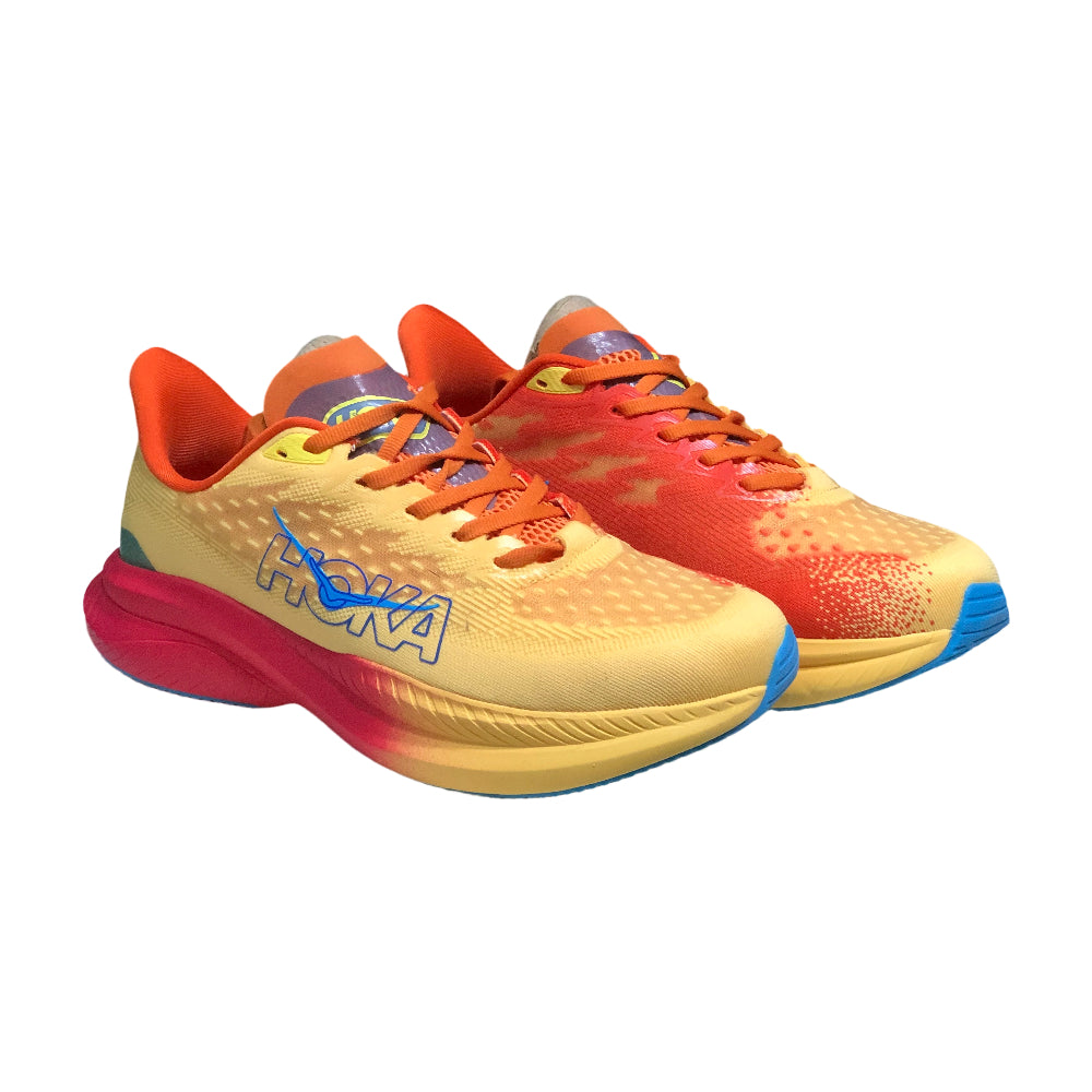 HOKA ONE ONE MACH 6 Yellow Men's and Women's Running Shoes Outdoor Anti-slip Training Shoes