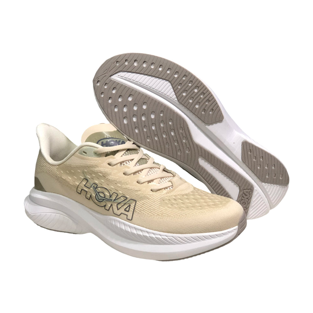 HOKA ONE ONE MACH 6 Men's and Women's Running Shoes Outdoor Anti-slip Training Shoes - Wheat green