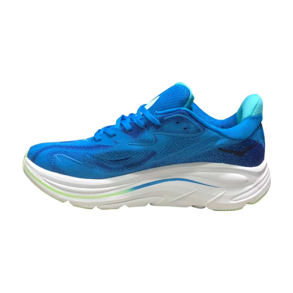 HOKA ONE ONE Clifton 10 Lightweight Cushioned Men's and Women's Running Shoes Training Shoes - Blue