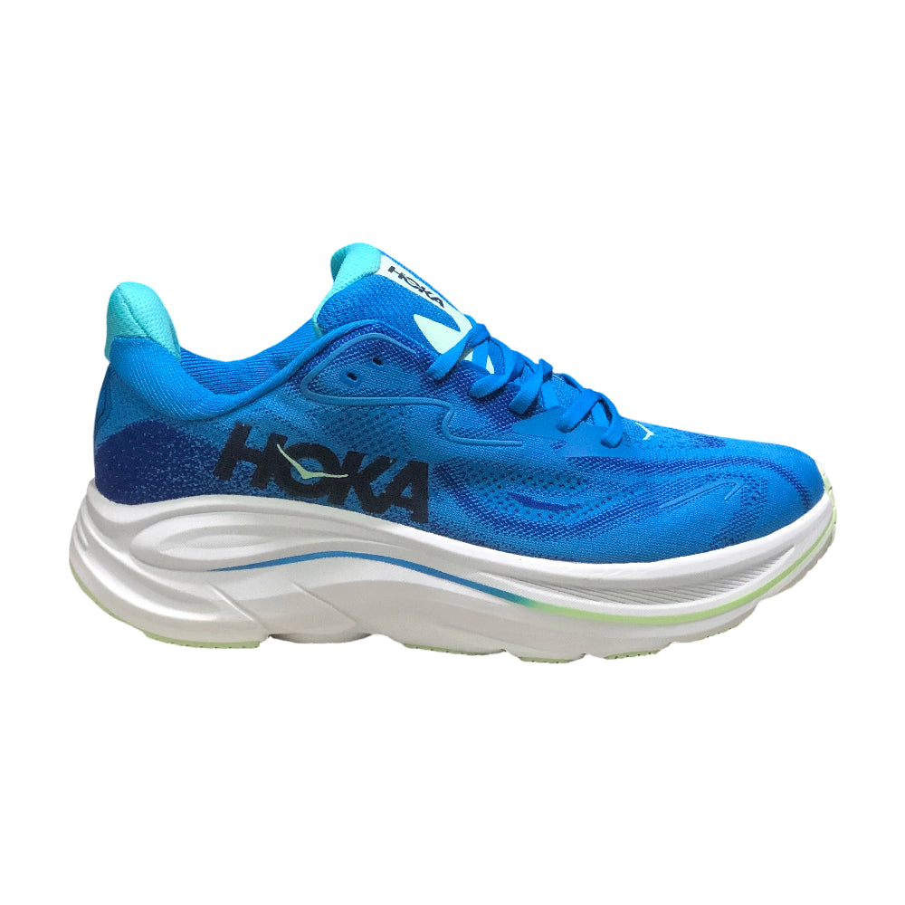 HOKA ONE ONE Clifton 10 Lightweight Cushioned Men's and Women's Running Shoes Training Shoes - Blue