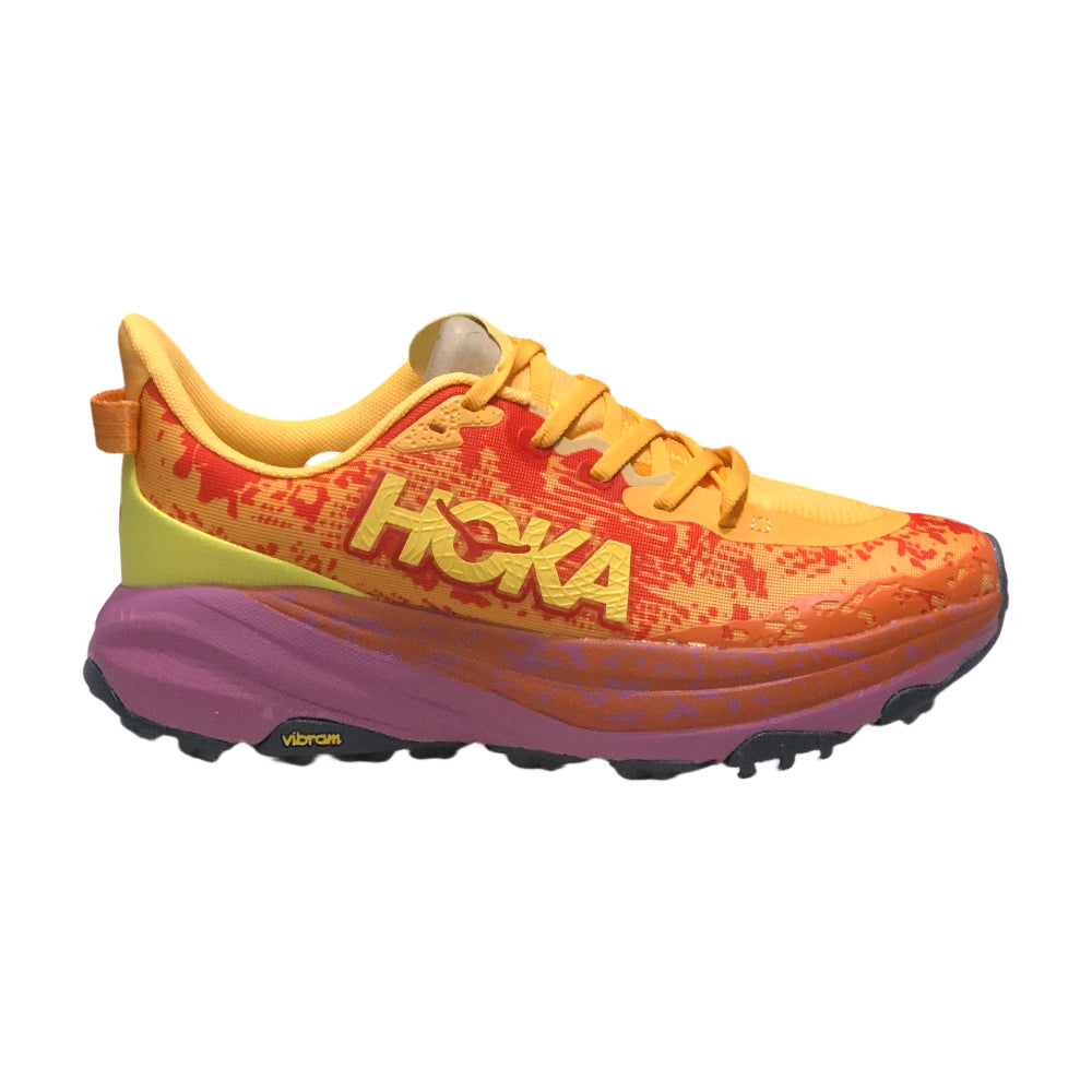 HOKA ONE ONE SPEEDGOAT 6 Grip Durable Men's and Women's trail running shoes - Orange