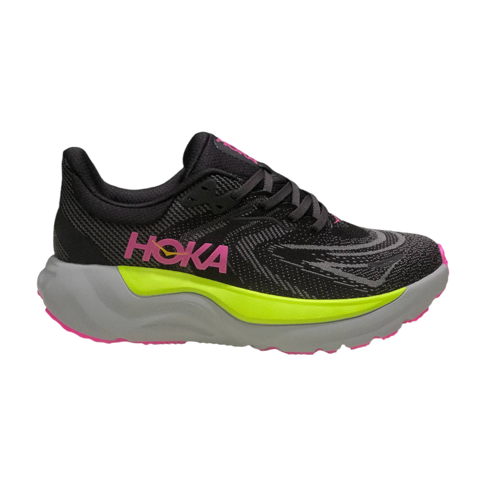 HOKA ONE ONE ARAHI 8 Outdoor Cushioned Men's and Women's Running Shoes Training Shoes - Black-gray