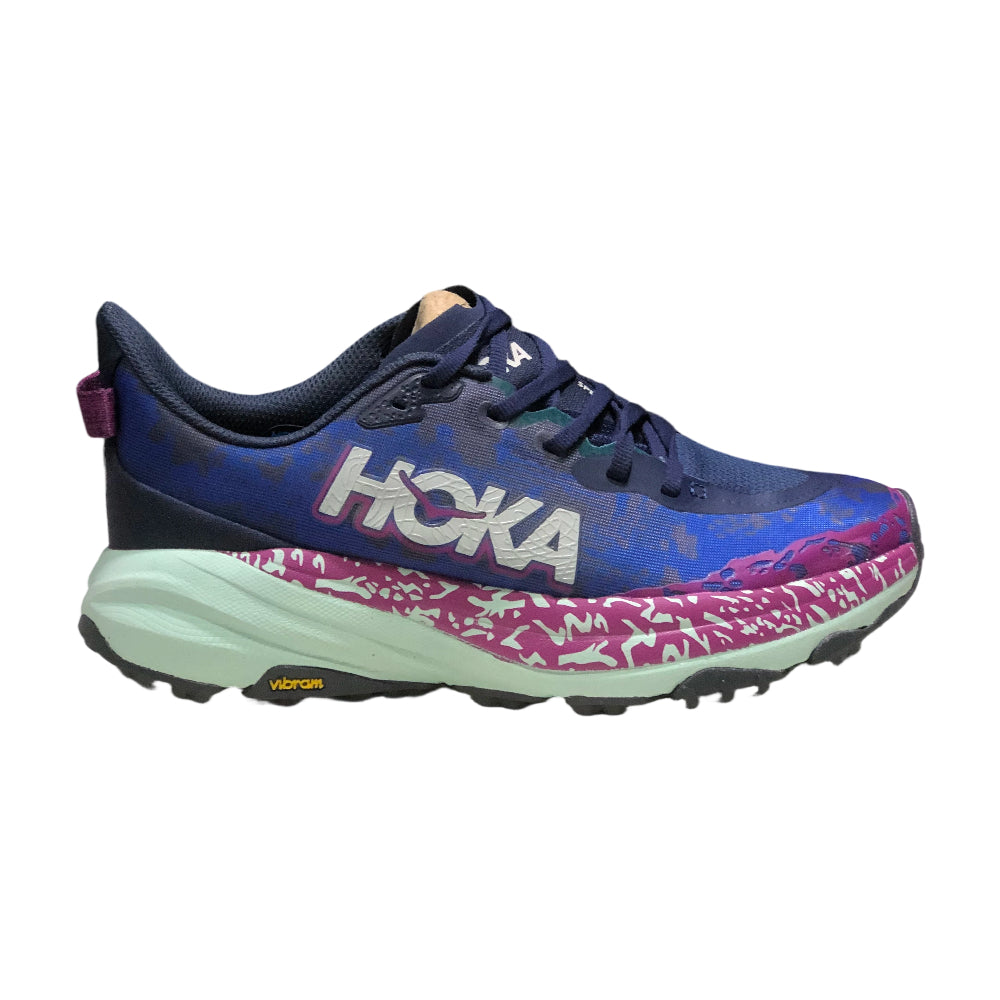 HOKA ONE ONE SPEEDGOAT 6 Men's and Women's Outdoor Grip trail running shoes - Royal blue