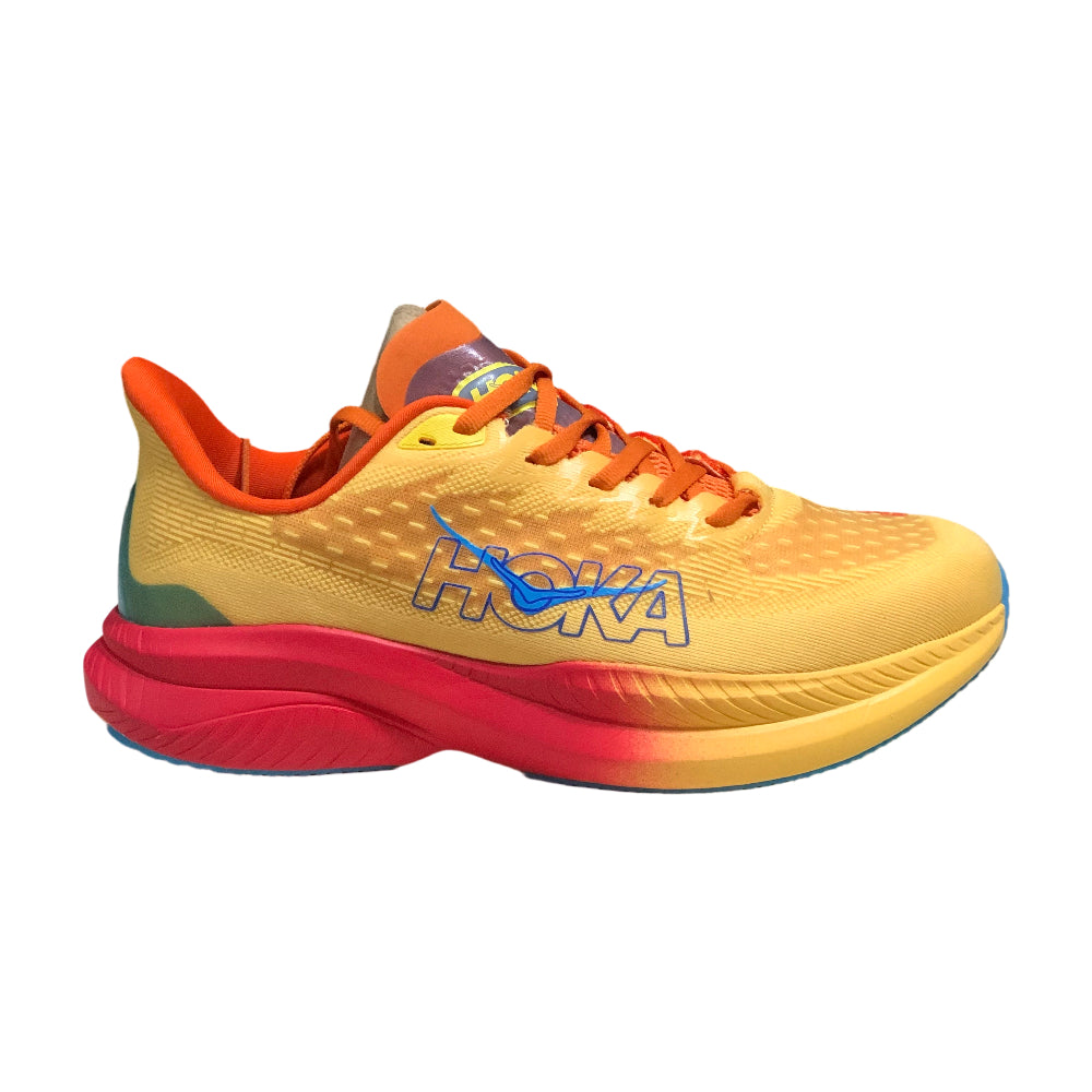 HOKA ONE ONE MACH 6 Yellow Men's and Women's Running Shoes Outdoor Anti-slip Training Shoes