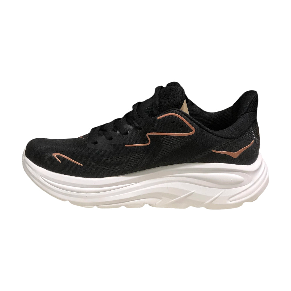 HOKA ONE ONE Clifton 10 Black-brown Men's and Women's Running Shoes Training Shoes Comfortable and breathable Anti-slip