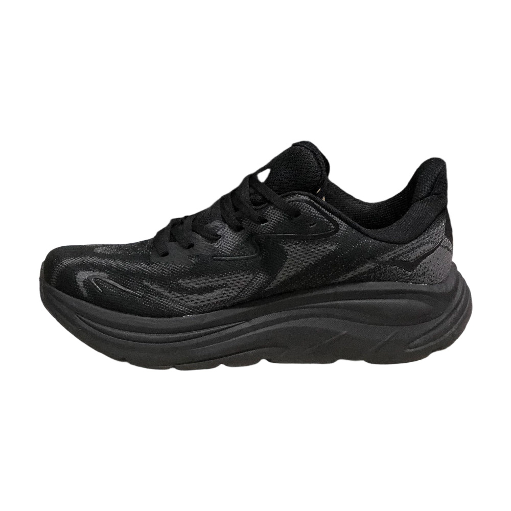 HOKA ONE ONE Clifton 10 Black Men's and Women's Running Shoes Training Shoes Comfortable and breathable Cushioned