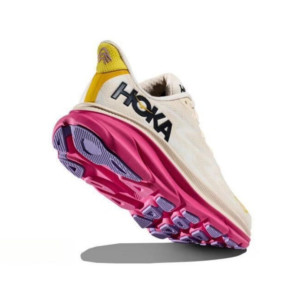 HOKA ONE ONE Clifton 9 Champagne color comfortable and breathable running shoes for men and women training shoes