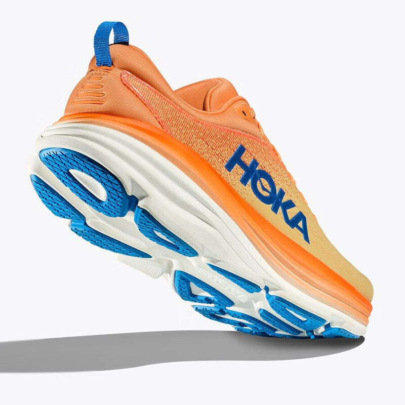 HOKA ONE ONE Bondi 8 Orange all-terrain men's and women's running shoes and training shoes