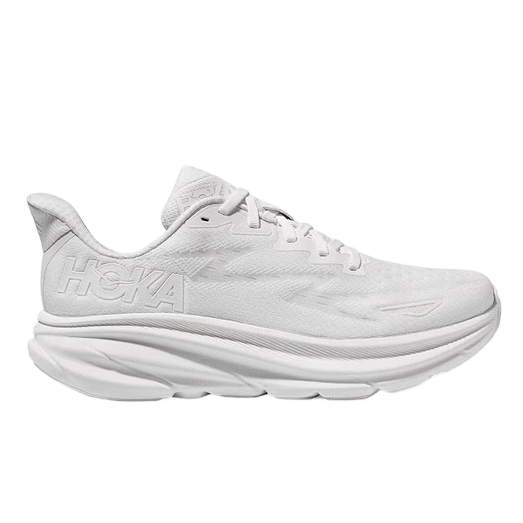 HOKA ONE ONE Clifton 9 Pure white outdoor men's and women's running shoes and training shoes
