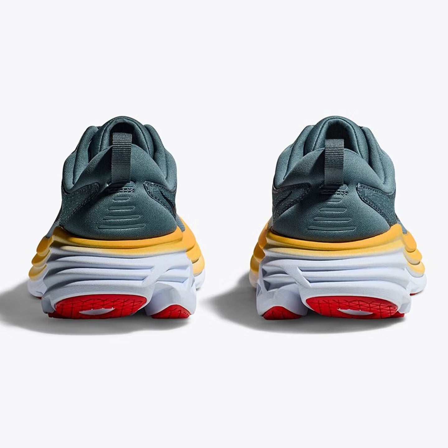 HOKA ONE ONE Bondi 8 Gray yellow outdoor running shoes for men and women training shoes