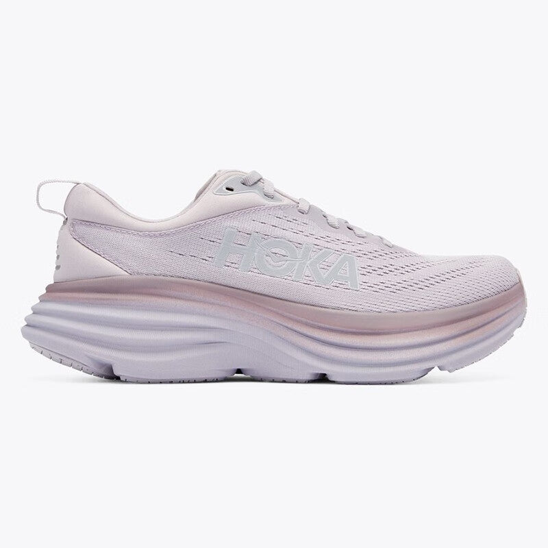 HOKA ONE ONE Bondi 8 Pink trendy men's and women's running shoes and training shoes