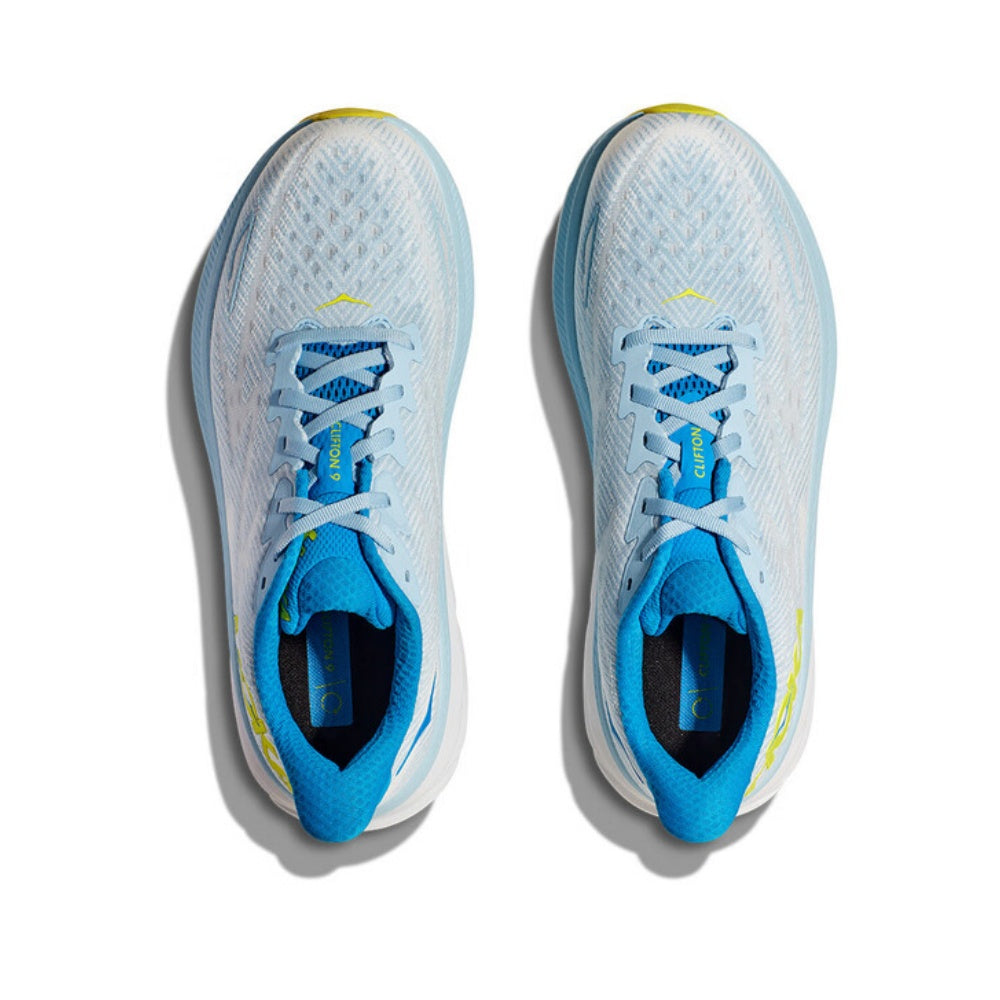 HOKA ONE ONE Clifton 9 Light Blue Men's and Women's Lightweight Running Shoes and Training Shoes
