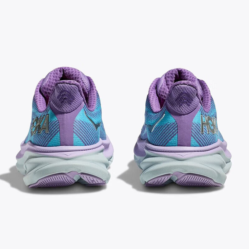 HOKA ONE ONE Clifton 9 Purple blue non-slip men's and women's running shoes training shoes