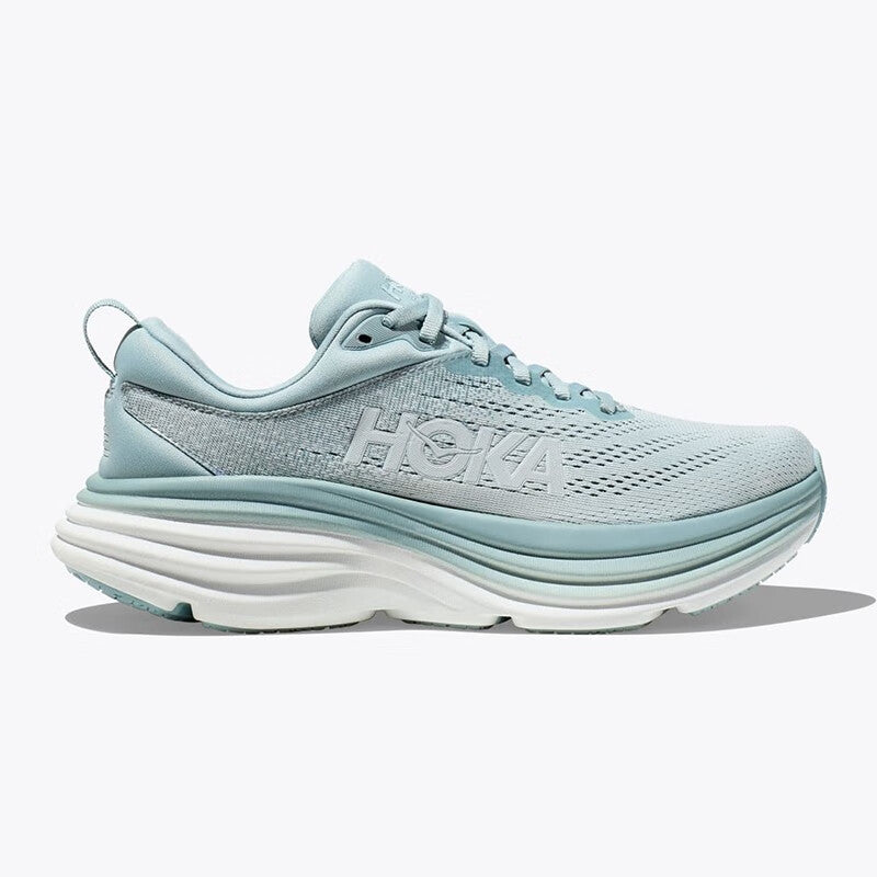 HOKA ONE ONE Bondi 8 Cloud blue all-terrain running shoes for men and women training shoes