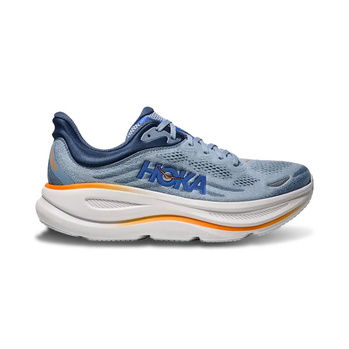 HOKA ONE ONE Bondi 9 Denim Blue Cushioned Men's and Women's Running Shoes Training Shoes