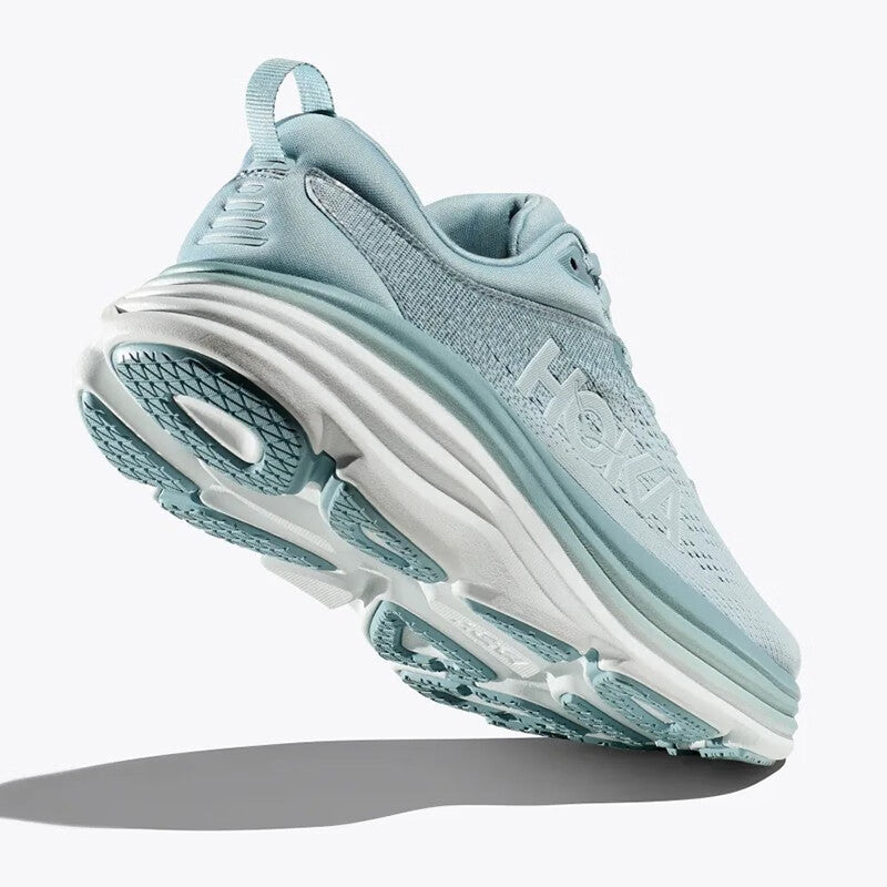 HOKA ONE ONE Bondi 8 Cloud blue all-terrain running shoes for men and women training shoes