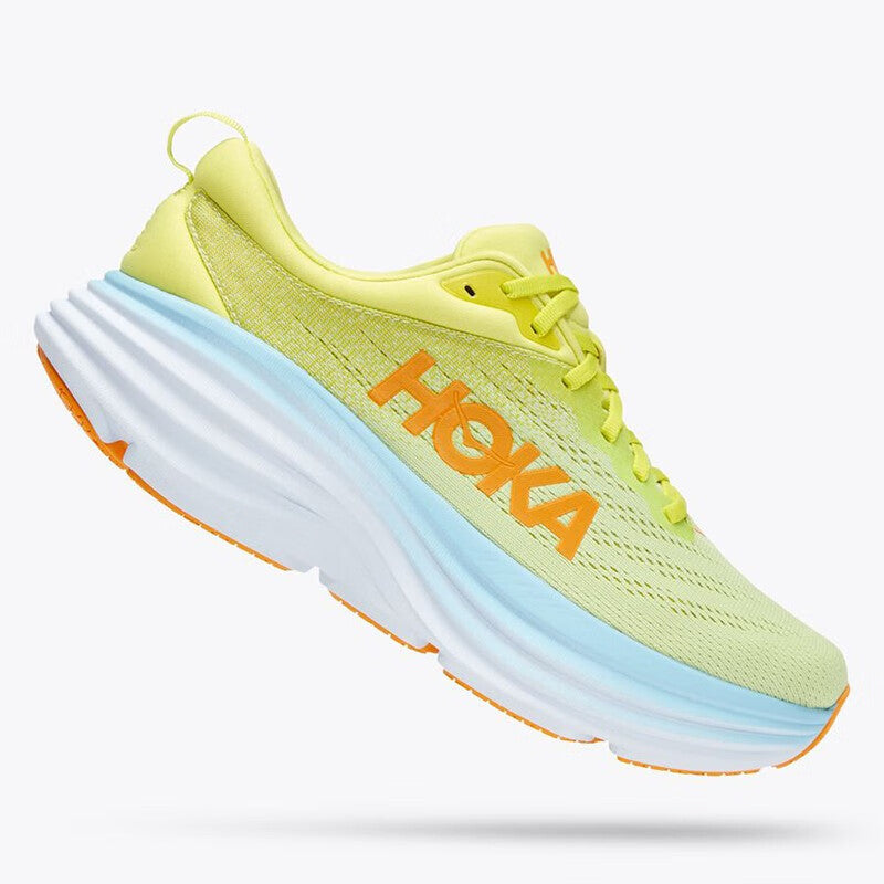 HOKA ONE ONE Bondi 8 turquoise cushioning men's and women's running shoes training shoes